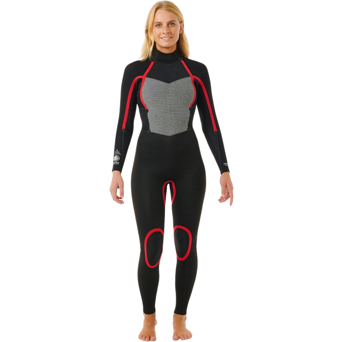 2025 Rip Curl Womens Omega 4/3mm Back Zip Wetsuit 156WFS - Khaki